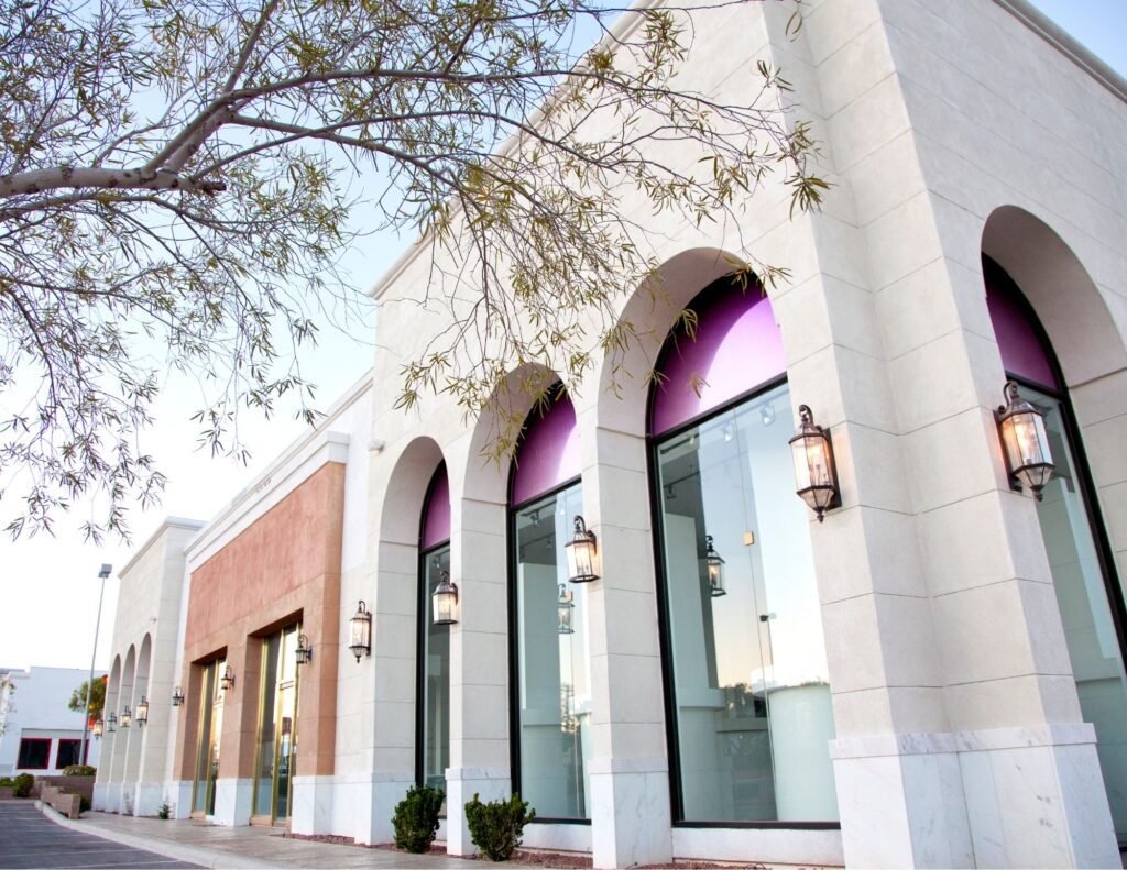 Custom retail window instalation in San Diego